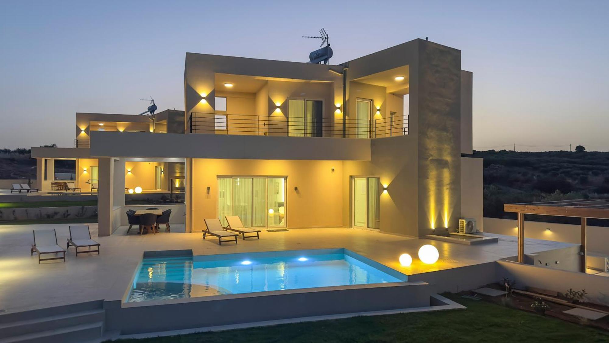 Blue Sky Villas Arkalochori Ruang foto