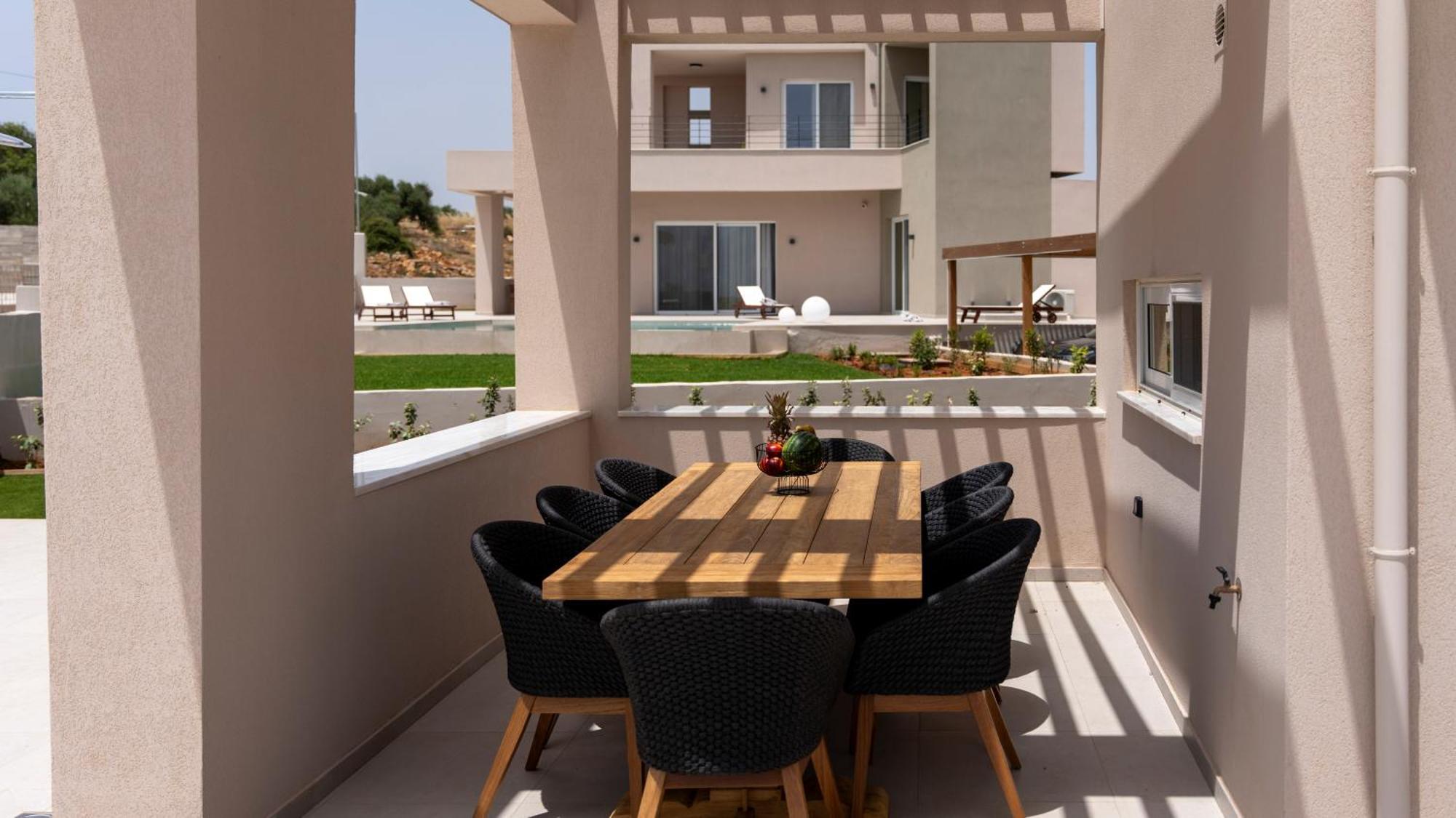 Blue Sky Villas Arkalochori Bagian luar foto