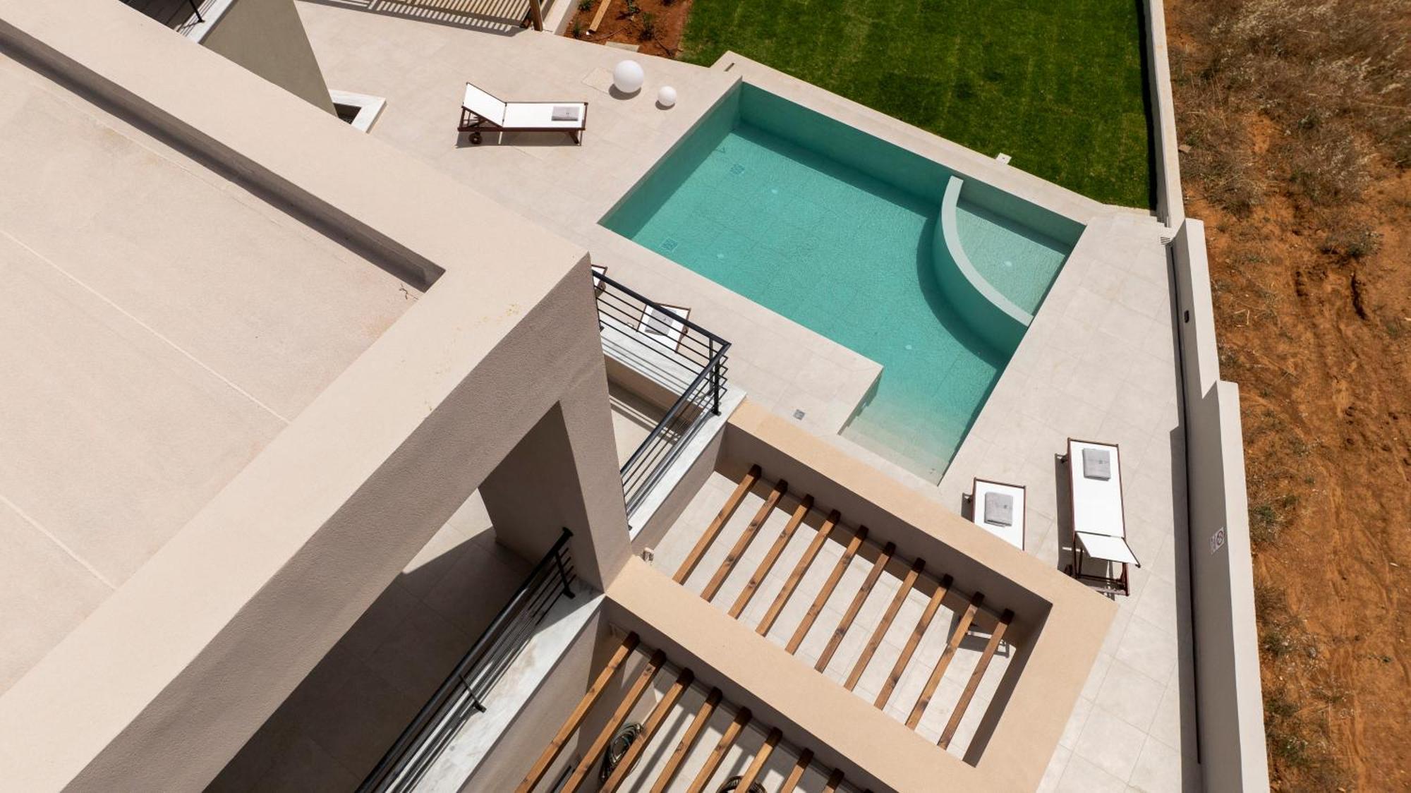 Blue Sky Villas Arkalochori Bagian luar foto